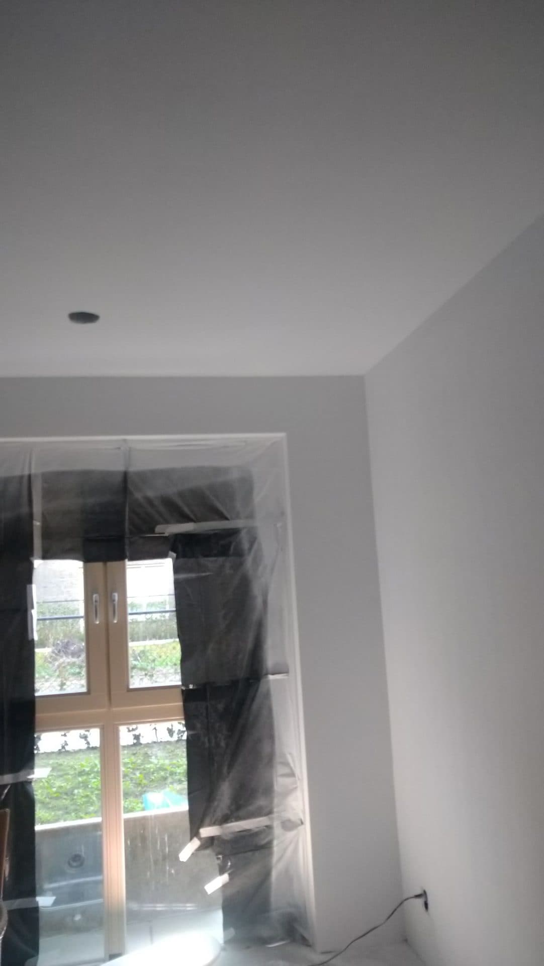 Woonkamer schilderen in witte kleur